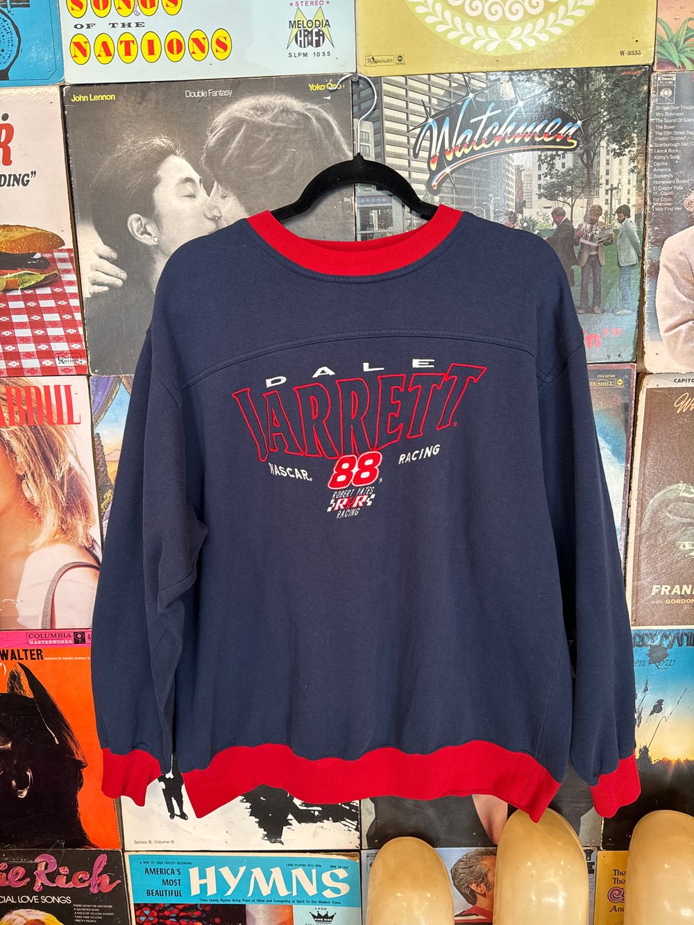 90s Dale Jarret Racing Sweatshirt Large