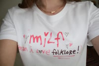 Image 2 of milf- folklore - taylor swift shirt 