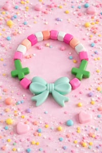 Image 2 of Little Blessings Mini Stretch Bracelets (assorted colors) 