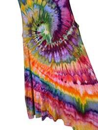 Image 3 of XXL Knit Pocket Tank Dress in Euphoria Spiral Ice Dye