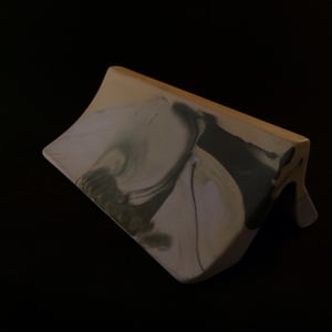 Image of Wired Ramps Quarter Barrier (Dark Grey, Peach and Light  Purple)