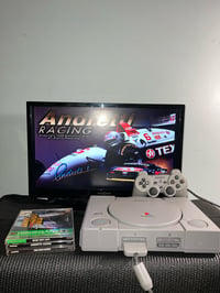 Image 2 of PlayStation 1 bundle w/ controller & 3 games