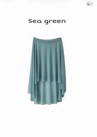 Image 9 of High low mesh pull on skirts pull on skirts  (2)