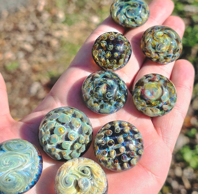Handcrafted Borosilicate Cabochons