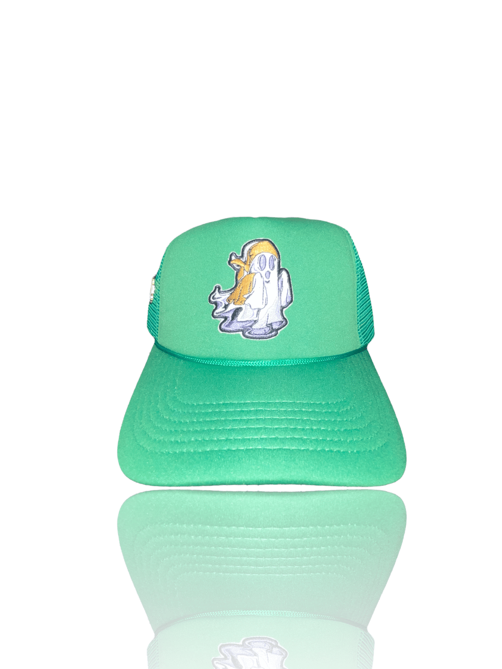 Green Ghost Trucker Hat 