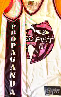 Image 3 of Wublime Pink on White  Jersey