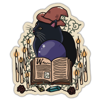 Image 1 of Spell Cat - Sticker