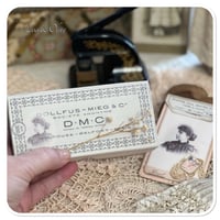 Image 3 of Replica DMC French Thread box full of vintage lace samples