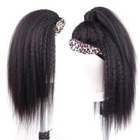 Image 3 of Kinky Straight Headband Wig 