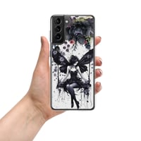 Image 9 of Dark Goth Fairy and Dark Flowers Clear Case for Samsung®