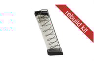  ETS MAG FOR GLOCK 9MM 17 Round - SMOKE - Rebuild Kit 