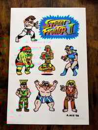 Image 1 of STREET FIGHTER II POSTER