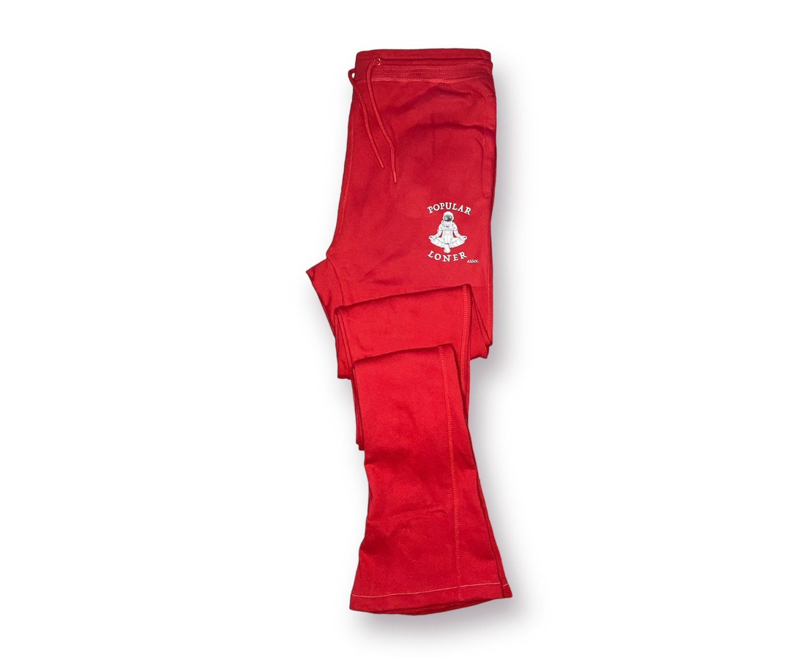 Red discount stacked sweats