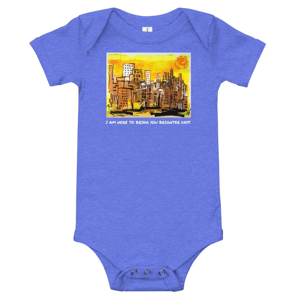 Image of Brighter Days baby short sleeve one piece