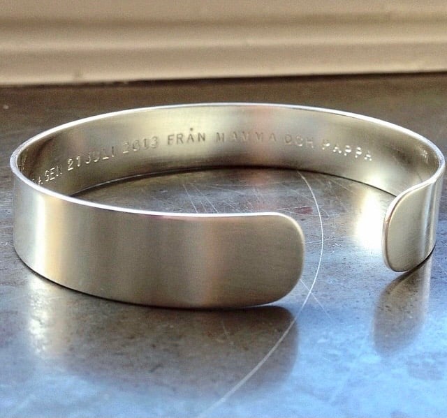 Image of Silver cuff 10 mm