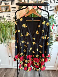 Image 1 of Forever 21 boho short flower dress 