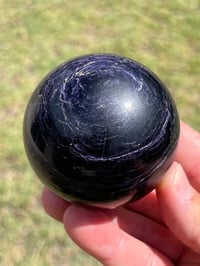 Image 7 of Charoite & Aegirine Sphere I Siberia Russia #2970