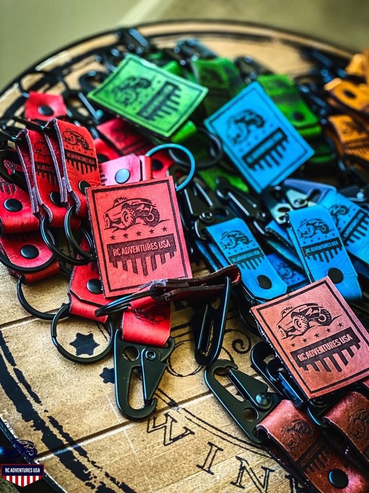 Image of Leather Custom Keychain