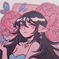 Image 2 of Peony Lady sticker