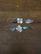 Image of Hydrangea Mismatch Dangle Earrings