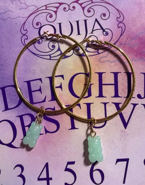 Image of Gummy Bear Hoop Earrings