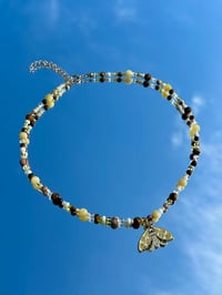 Image 1 of Crystal Moth Necklace