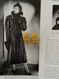 Image 1 of Authentic Vintage Christian Dior ⚜️18K Gold Earrings 