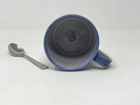 Image 4 of Small Blue Rim Heart Mug