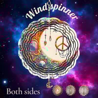 Image 1 of Peace windspinner