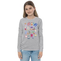 Image 4 of Girl's Essential Graphic long sleeve T-shirt