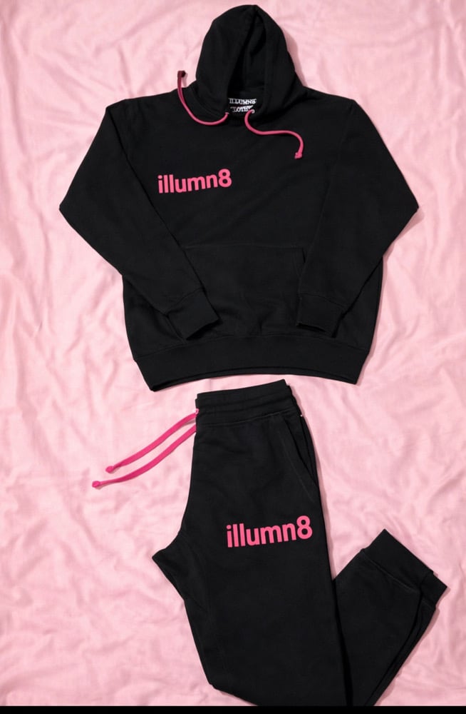 Image of Black and pink set 