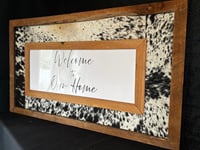 Image 1 of Welcome To Our Home Western Sign