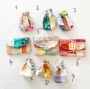 Image of Scrap patchwork pouches 🕊️