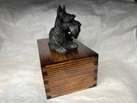 Image 5 of Custom Engraved Handmade Engraved Scottish Terrier Dog Pet Cremation Urn