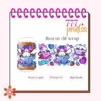 Berry Teacup UV DTF Cup wrap