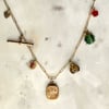 Red & Green Charm Necklace