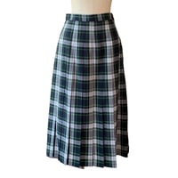 Image 1 of Straven England Plaid Pleated Skirt Medium
