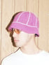 Den - Hemp Crochet Hat (Purple) Image 4