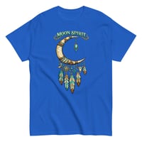 Image 9 of Moon Spirit Cowgirl T-Shirt – Western Crescent Moon Feather Graphic Tee, Turquoise Southwest Boho 