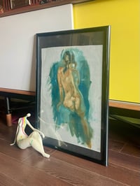 Image 2 of Oil figure Study on Paper