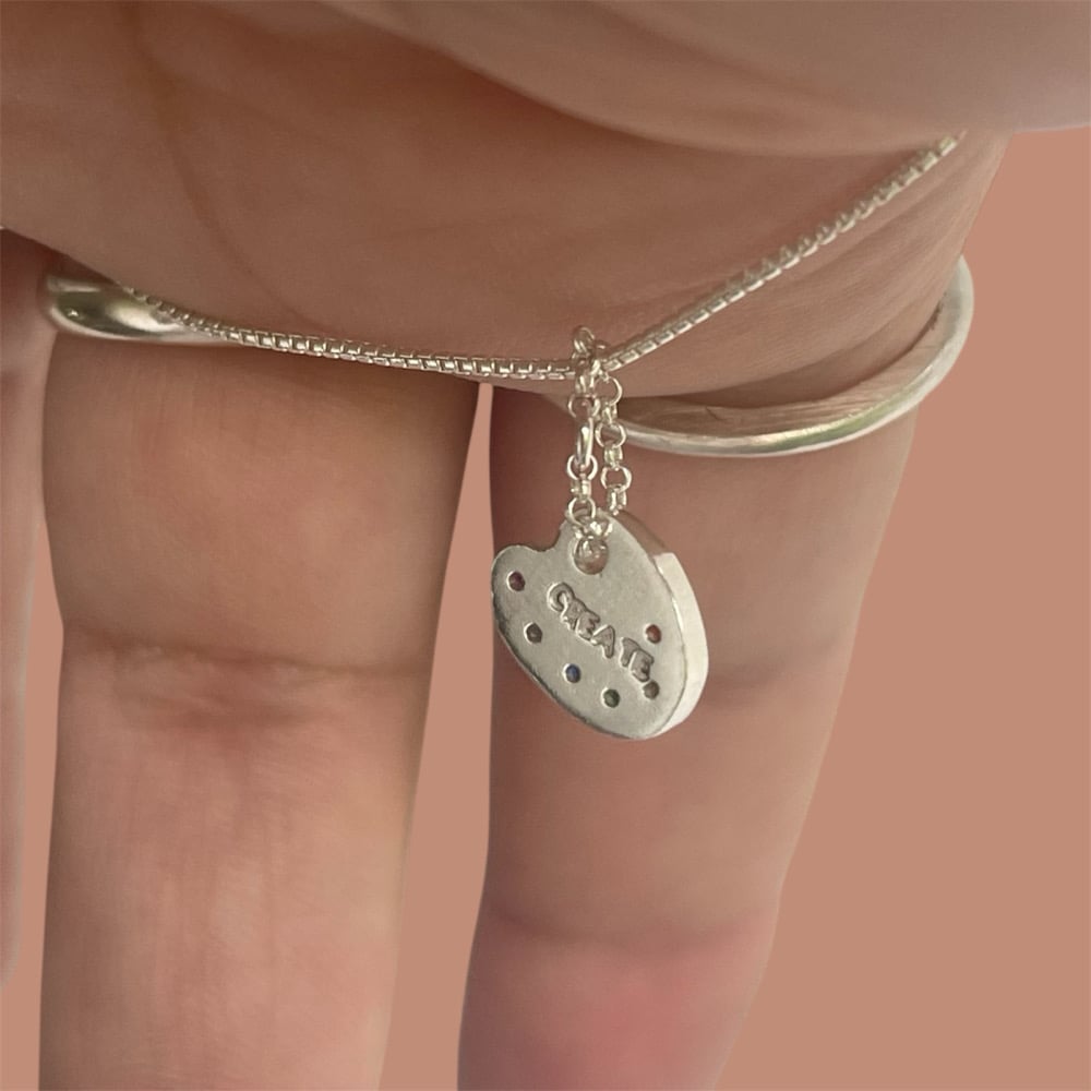 Image of Tiny palette necklace