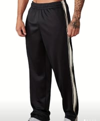Pantalones deportivos Holgados para Entrenamiento Color negro