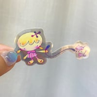 Image 1 of cat walking sticker