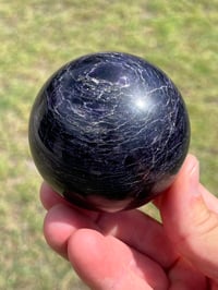 Image 3 of Charoite & Aegirine Sphere I Siberia Russia #2970