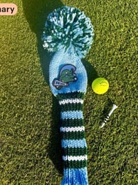 Image 4 of TULANE University New Orleans Custom GOLF Club Cover Football sports Fan GIFT