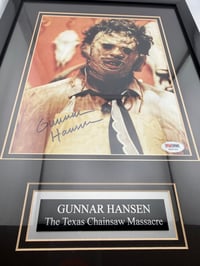 Image 3 of Gunnar Hansen Autographed 8x10 PSA COA 