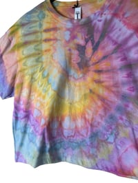 Image 5 of S Crop Tee in Muted 90's Spiral Ice Dye