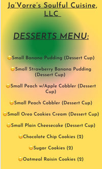 Image 1 of Dessert Menu 