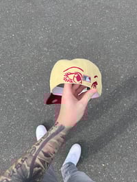 Image 2 of BURGUNDY BRIM MULTI TONE  HOUSTON ASTROS CUSTOM FITTED CAP