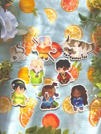 Image 1 of Avatar Chibi Stickers